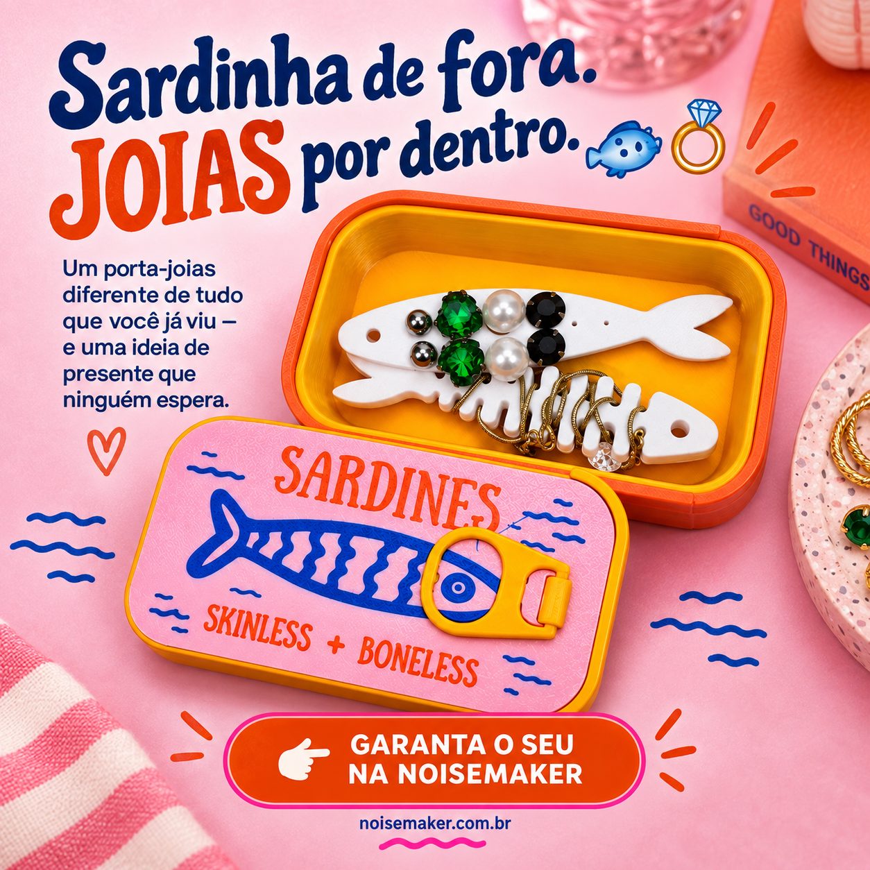 Porta-Joias Lata de Sardinha — foto 5