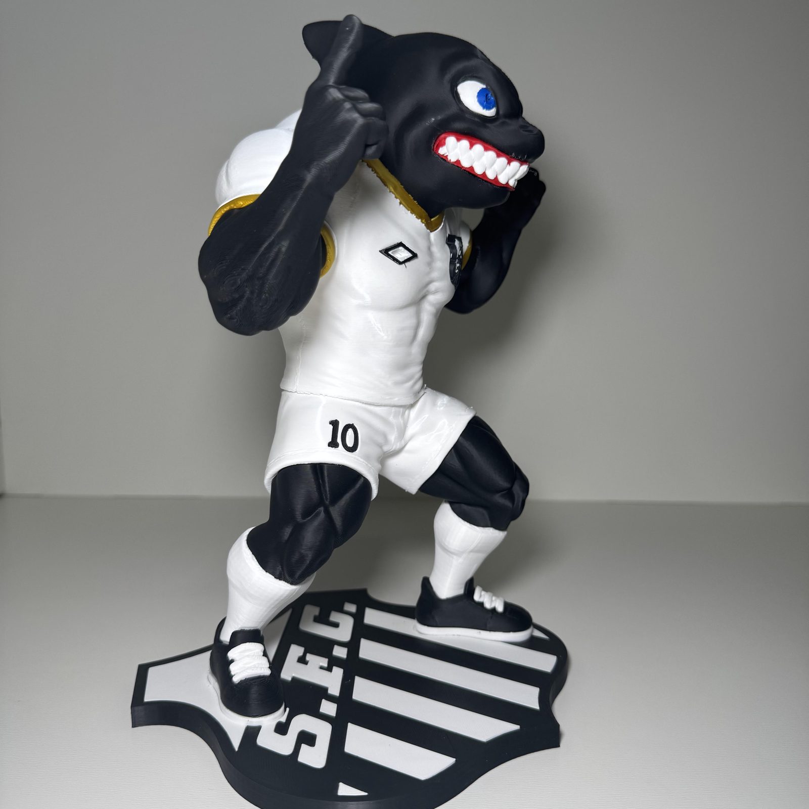 Mascote Santos Baleia 26cm — foto 8