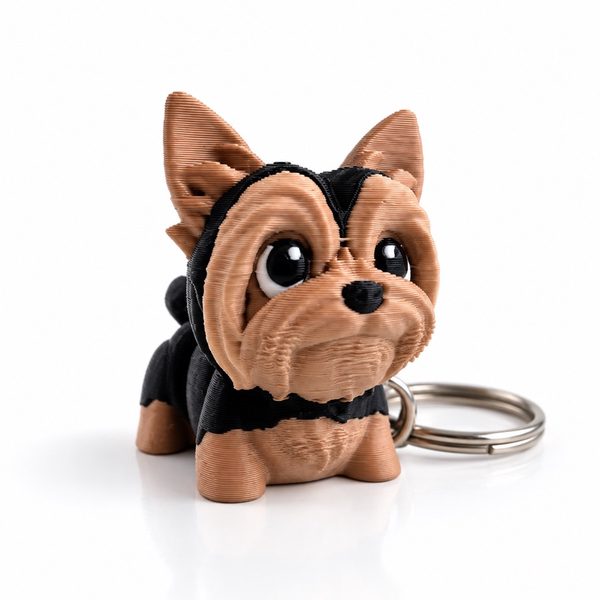 Chaveiro Yorkshire Terrier - Rosto Preto